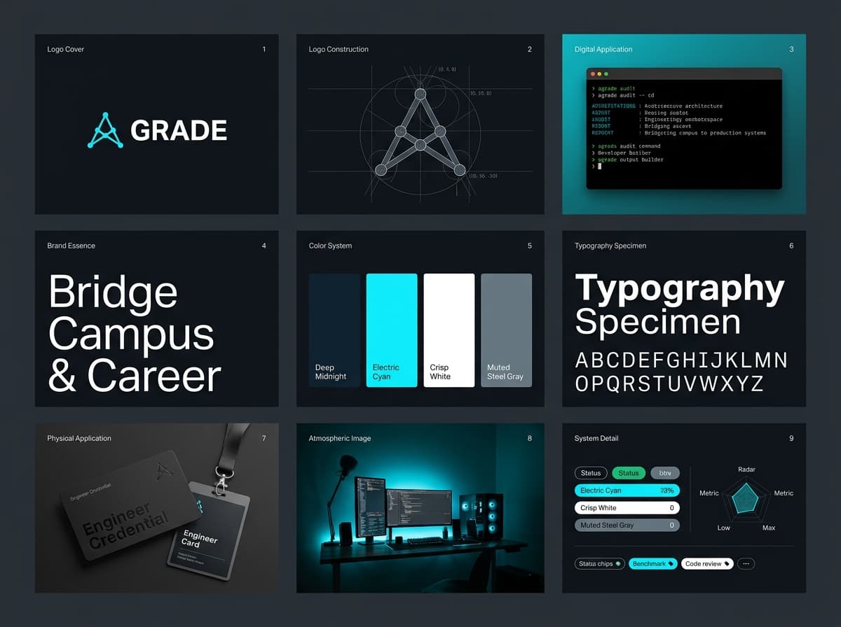 A Grade Educations Brand Identity & Visual System